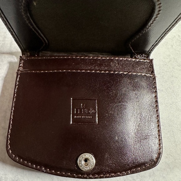 Vintage Fendi Zucca FF Coin Purse Mini Wallet - Picture 3 of 6